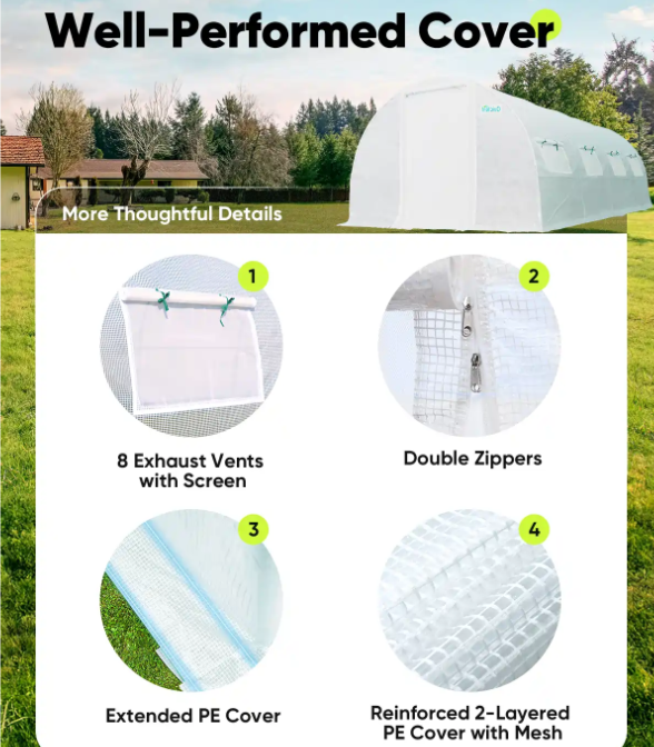 Quictent Greenhouse cover
